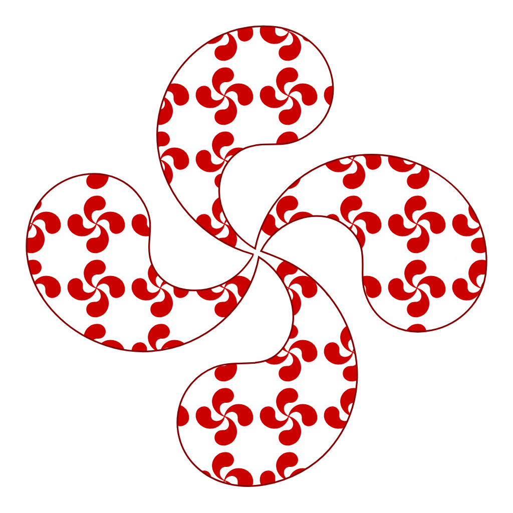 Lauburu Pattern - Traditional Basque Symbol
