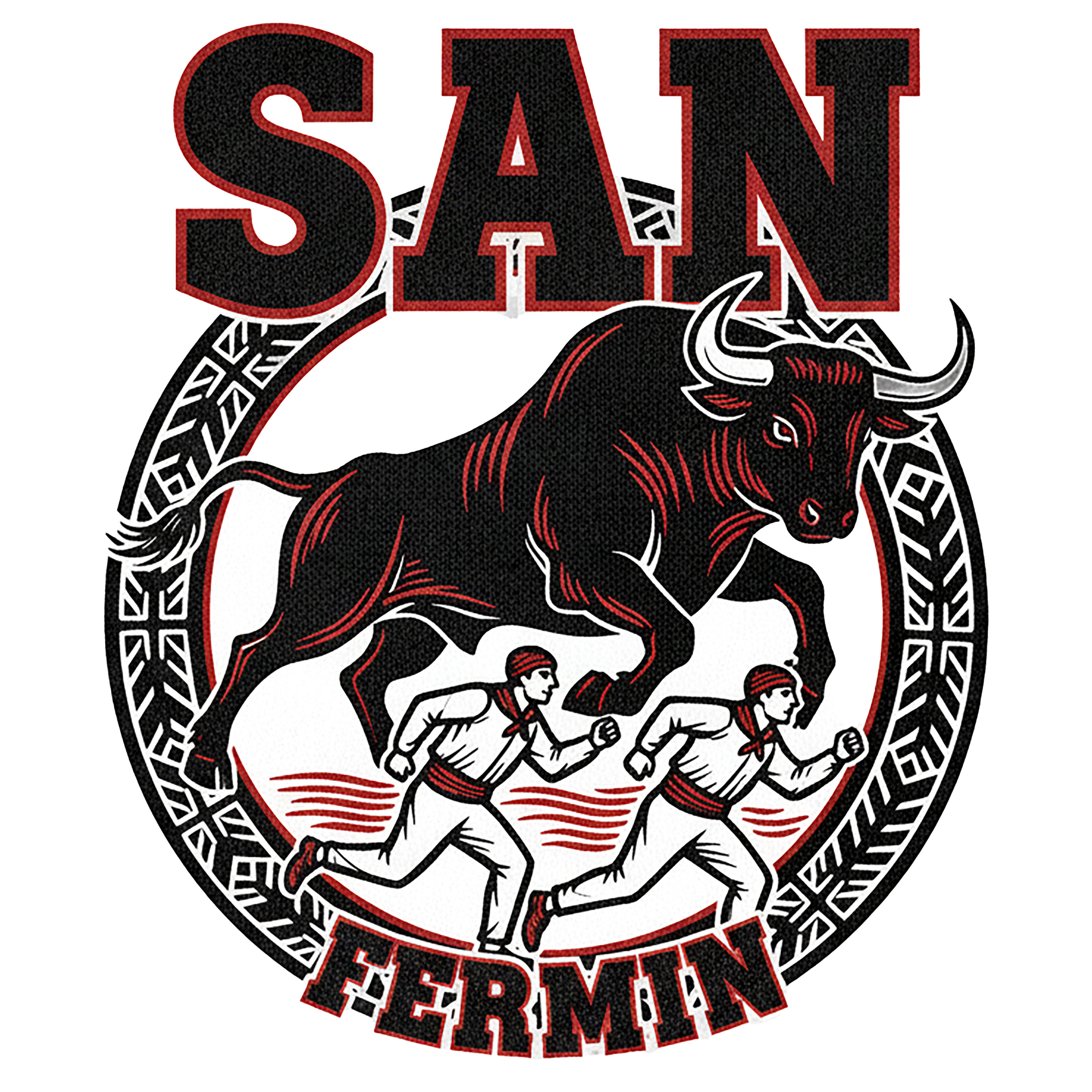 San Fermin Running of the Bulls - Pamplona Fiesta Art